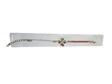 Armband Märzchen Martisor Glücksbringer März als Kleeblatt aus Metall 2101