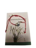 Armband Märzchen Martisor Glücksbringer März als Herz Mehrfarbig aus Metall 2091