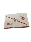 Armband Märzchen Martisor Glücksbringer März als Herz Silber aus Metall 2093