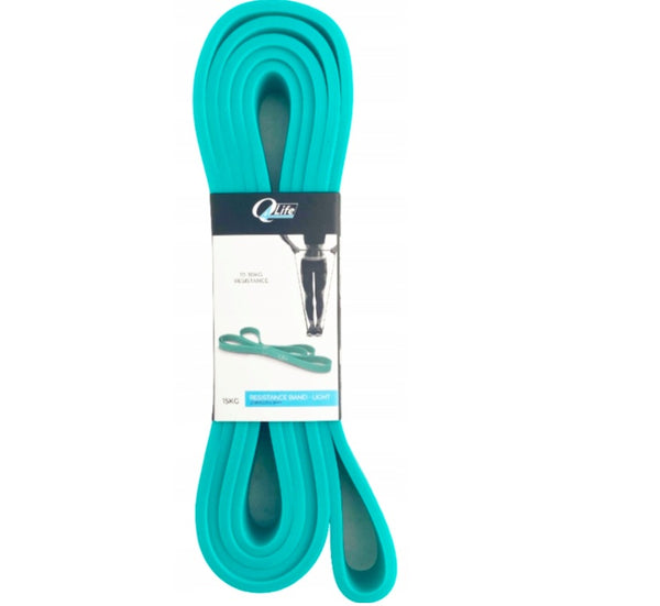 Qlife Fitnessbänder 15 kg Gymnastikbänder Premium Widerstandsschlaufenbände