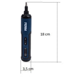 Ferm Akkuschrauber Akku Schraubendreher 4V USB C aufladbar inklusive 5 Bit