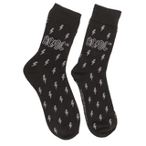 AC/DC Fan Geschenkset Back in Black Kaffeebecher 300 ml Socken 41-45 Geschenkbox