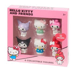 Hello Kitty 3D 6 Radiergummis 5 cm Kuromi Kawaii Minifiguren Durabo My Melody