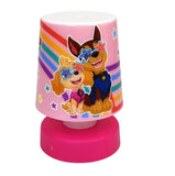 Nachtlämpchen Nachtlicht Kinder Lampe mit Farbwechsel Paw Patrol Rosa 11 cm