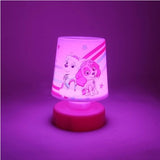 Nachtlämpchen Nachtlicht Kinder Lampe mit Farbwechsel Paw Patrol Rosa 11 cm