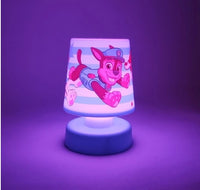 Nachtlämpchen Nachtlicht Kinder Lampe mit Farbwechsel Paw Patrol Blau 11 cm