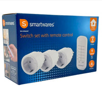 Smart-Steckdose- Smartwares Funksteckdose Kabelloses Schalterset