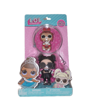 New LOL Suprise Puppen Little Sister Sonnenbrillen mit Haustier Katze 2er Set