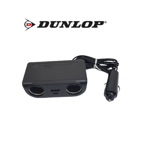 Dunlop Duo-Autosteckdose Doppelstecker 1 - USB & 1 USB C