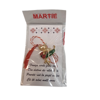 Martisor Ghiocel Märzchen Charm Anhänger als Schneeglöckchen Marienkäfer 242