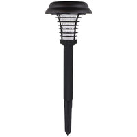 GRUNDIG LED Solarlampe & Insektenvernichter mit Erdspieß, Ø14xH43cm Solarleuchte Insektenfalle Gartenlampe Gartenleuchte Wegeleuchte Außenbeleuchtung