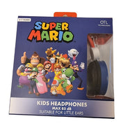 Super Mario Nintendo Kopfhörer Kind bis 7 Jahre Sound Limited bis 85 dB 3,5 Jack