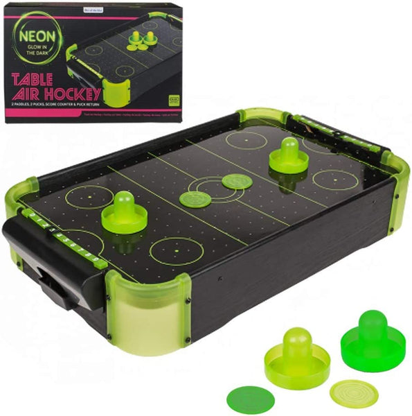 Tisch-Air hockey spiel hochwertige LED neon 49,5 x 31 x 8,7 cm