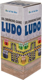 XXL-Trinkspiel Ludo, mit 16 Trinkbechern und Schaumwürfel Becher für ca. 300 ml