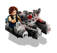 LEGO 75295 Star Wars Millennium Falcon Microfighter Spielzeug mit Han Solo Minifigur für 6-jährige Jungen und Mädchen