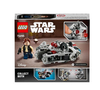 LEGO 75295 Star Wars Millennium Falcon Microfighter Spielzeug mit Han Solo Minifigur für 6-jährige Jungen und Mädchen