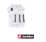 Lotto 3er-Pack Sneakers Socken Sneaker Socks Weiß Uni Große 35/38 39/42 43/46