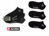 Lotto 3er-Pack Sneakers Socken Sneaker Socks Schwarz Uni Gr 35/38 39/42 43/46