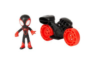 Miles Morales Spidey-Figur und Marvel Spiderman Amazing Freunds Disney Junior Hasbro