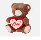 Plüschbär mit Herz Teddybär Stofftier Plüschtier Kuscheltier Valentinstag 28 cm